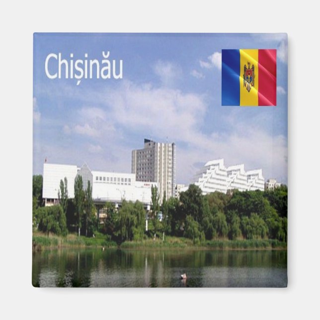zMD007 CHISINAU, Moldau, Europa, Kühlschrank Magnet (Vorne)