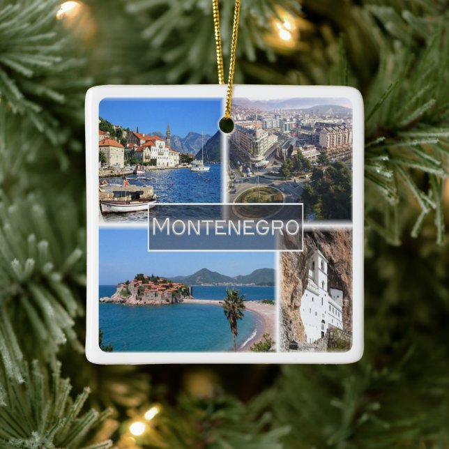 zME003 MONTENEGRO, Europa, Keramikornament (Baum)
