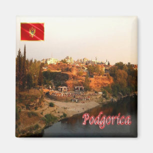 zME010 PODGORICA, Montenegro, Kühlschrank Magnet