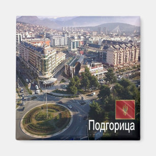 zME012 PODGORICA, Montenegro, Kühlschrank Magnet