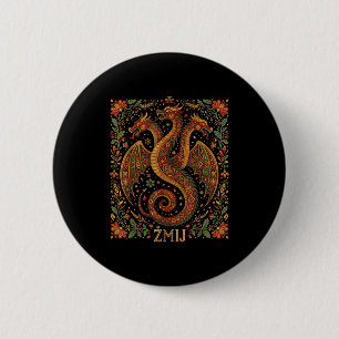 Zmij Slawischer Drachenmythos Heidnische Volksschl Button