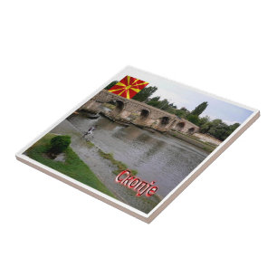 zMK005 SKOPJE, Nordmakedonien, Fliese