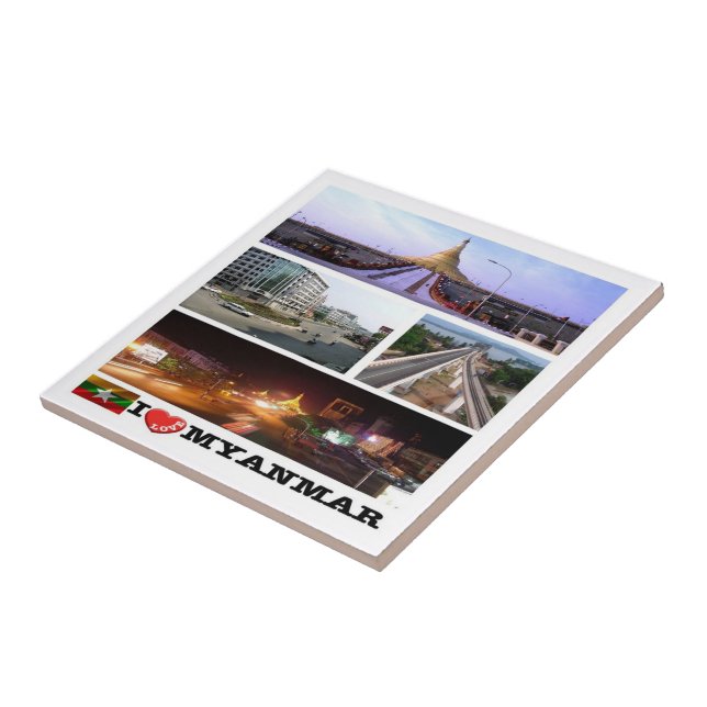 zMM005 i Liebe MYANMAR, Burna, Asien Fliese (Seite)
