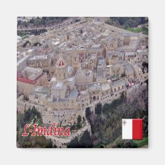 zMT009 MDINA SkyLine, Malta, Kühlschrank Magnet