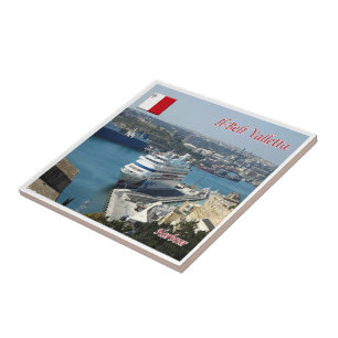 zMT014 IL BELT Hafen VALLETTA, Malta, Fliese