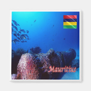 zMU005 MAURITIUS, Image Diving, Afrika, Kühlschran Magnet