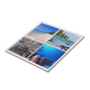 zMU023 MAURITIUS, Mosaik, Afrika, Fliese