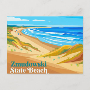 Zmudowski State Beach Kalifornien Postkarte