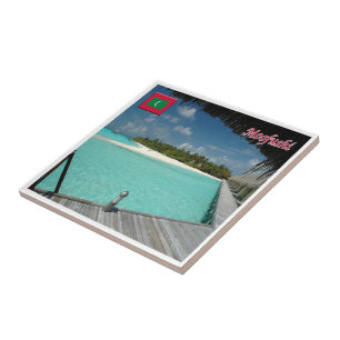 zMV011 MOOFUSHI, Malediven, Asien, Fliese