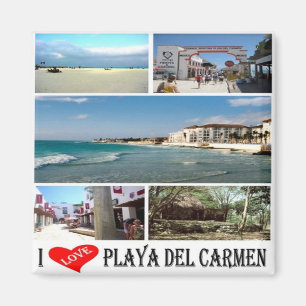 zMX007 MEXICO, Playa del Carmen I Liebe, Kühlschra Magnet