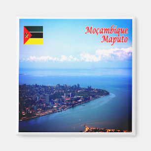 zMZ009 MAPUTO, Mosambik, Afrika, Kühlschrank Magnet