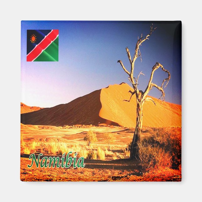 zNA004 NAMIBIA Desert, Afrika, Kühlschrank Magnet (Vorne)