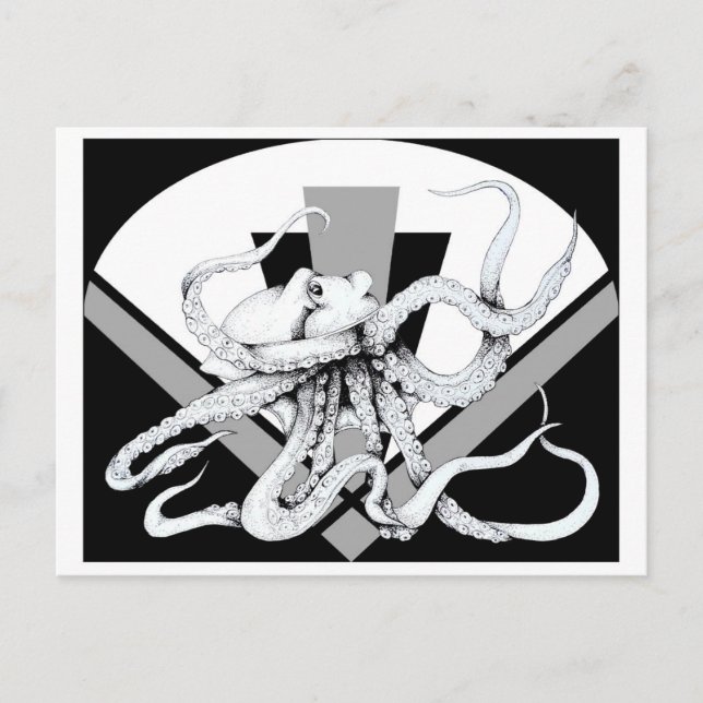 ZNDC Studio's Octopus Tower Postkarte (Vorderseite)
