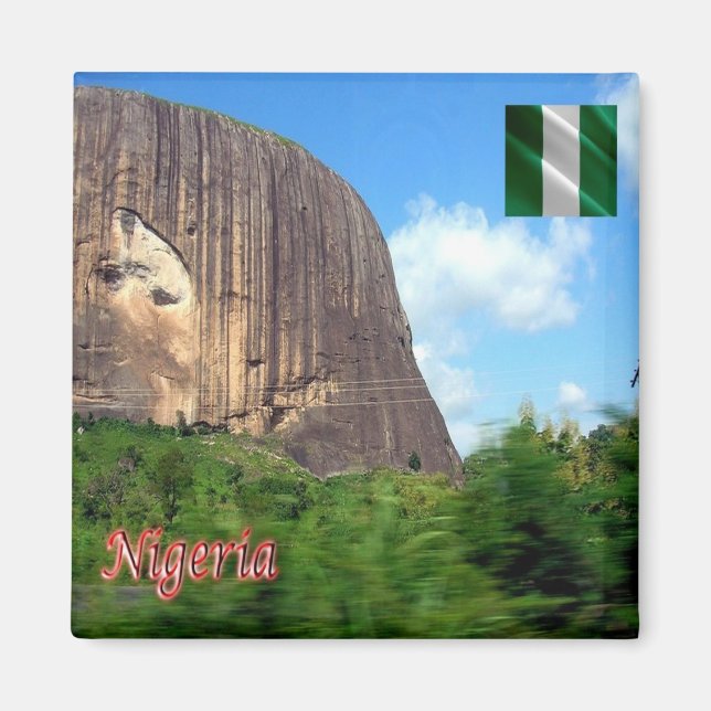 zNG010 NIGERIA, Zumarock, Afrika, Fidge Magnet (Vorne)