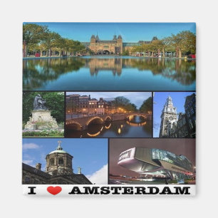zNL006 AMSTERDAM, Netherlands, Europa, Fridge Magnet