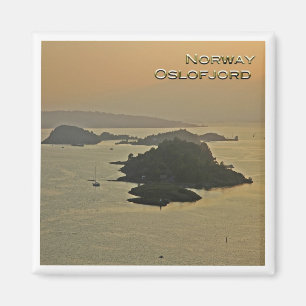 zNO056 OSLOFJORD aus Ekeberg in Oslo, Norwegen, Magnet