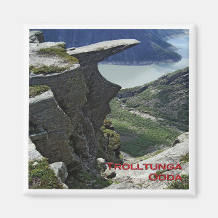 zNO084 TROLLTUNGA, ODDA, Norwegen, Kühlschrank Magnet