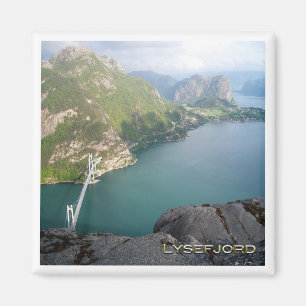 zNO097 LYSEFJORDEN LYSEFJORD, Norwegen, Magnet
