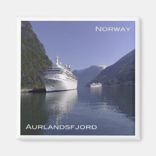 zNO101 AURLANDSFJORD, Kreuzfahrtschiff in Flåm, No Magnet