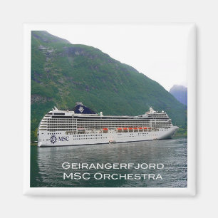 zNO122 GEIRANGERFJORD, MSC Orchestra, Norwegen, Magnet