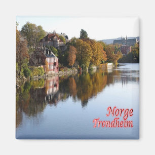 zNO150 TRONDHEIM, Norwegen, Europa, Kühlschrank Magnet