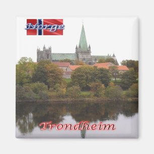 zNO151 TRONDHEIM Nidarosdomen, Norwegen, Europa, Magnet