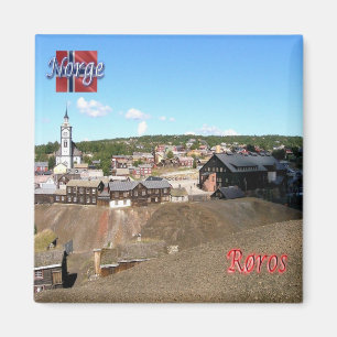 zNO164 RØROS, Norwegen, Europa, Kühlschrank Magnet