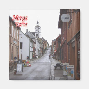 zNO165 RØROS, Norwegen, Europa, Kühlschrank Magnet