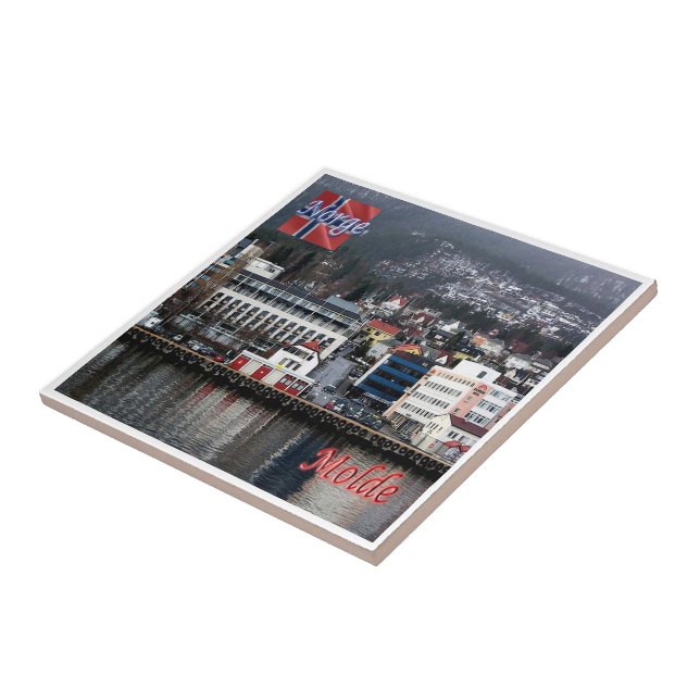 zNO172 MOLDE, Norwegen, Europa, Fliese (Seite)