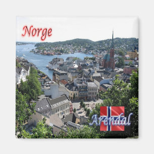 zNO178 ARENDAL, Norwegen, Europa, Kühlschrank Magnet