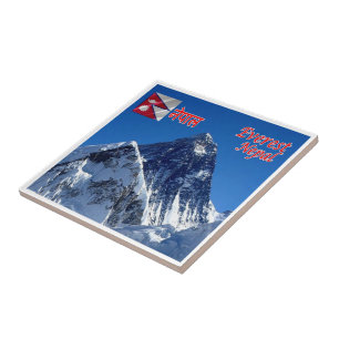 ZNP011 MOUNT EVEREST, Nepal, Asien, Fliese