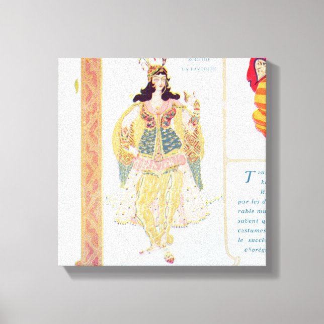 Zobeide Leinwanddruck (Vorderseite)