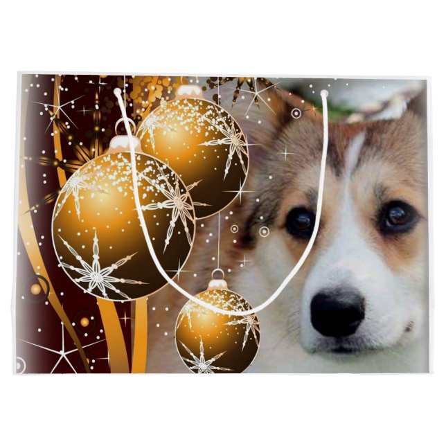 ZobelCorgi Große Geschenktüte (Rückseite)
