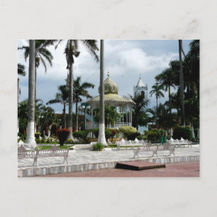 Zocalo in Tlacotalpan, Veracruz Mexiko Postkarte