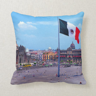 Zocalo, Mexiko City, Mexiko Kissen