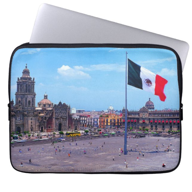 Zocalo, Mexiko City, Mexiko Laptopschutzhülle (Vorderseite)