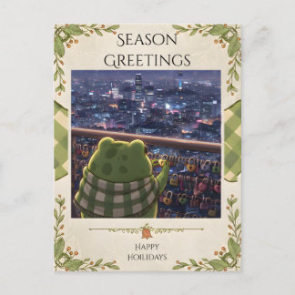 Zochi besucht den N Seoul Tower Postkarte