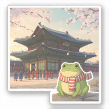 Zochi, der reisende Frosch im Gyeongbokgung-Palast