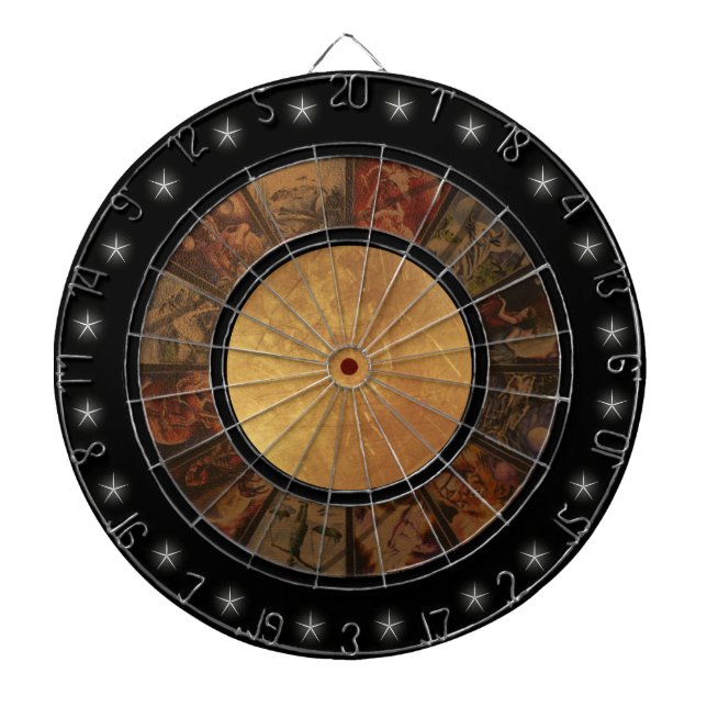 Zodiac 2 Wheel Custom Dart Board aus China Dartscheibe (vorne)