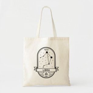 ZODIAC ABZEICHEN CONSTELLATION LIBRA STROCK TRAGETASCHE