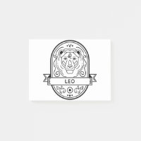 ZODIAC ABZEICHEN SYMBOL LEO STROKE