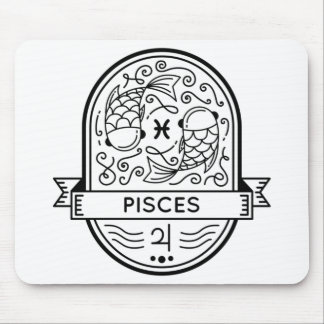 ZODIAC-ABZEICHEN-SYMBOL-STROKE MOUSEPAD