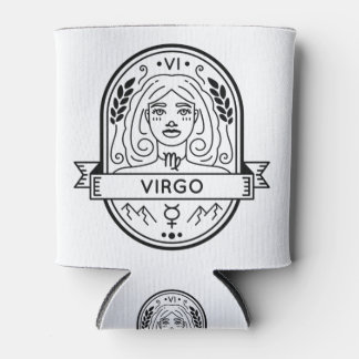ZODIAC ABZEICHEN SYMBOL VIRGO STROKE DOSENKÜHLER