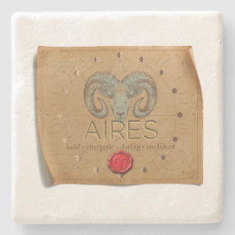 Zodiac - Aires - Coaster Steinuntersetzer