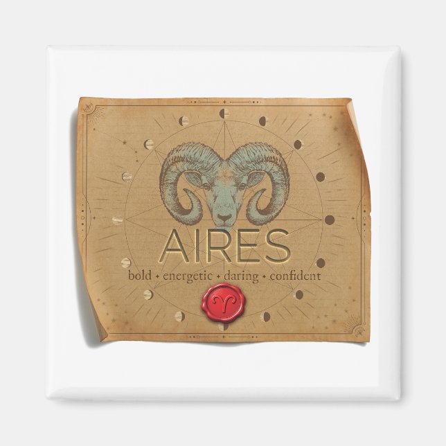 ZODIAC - Aires - Magnet (Devant)