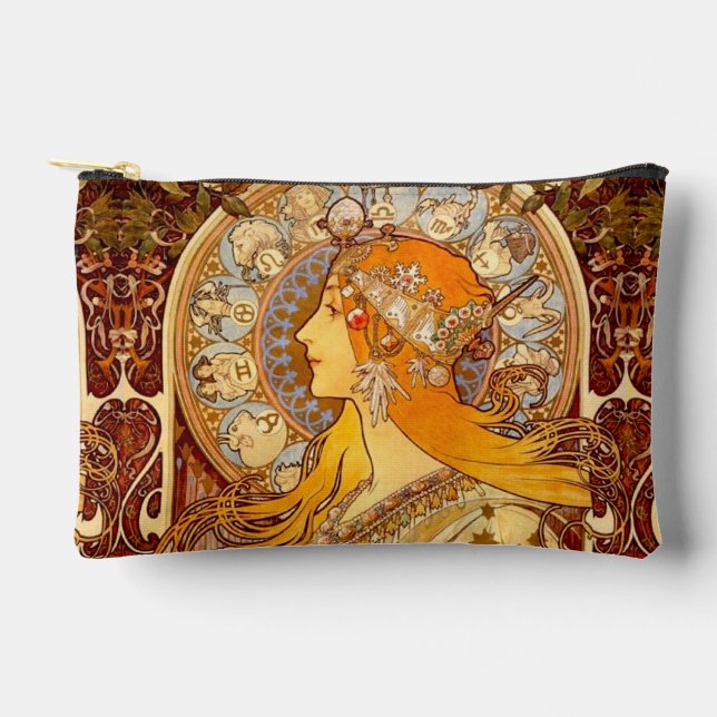 Zodiac, Alphonse Mucha Zubehörtasche (Vorderseite)
