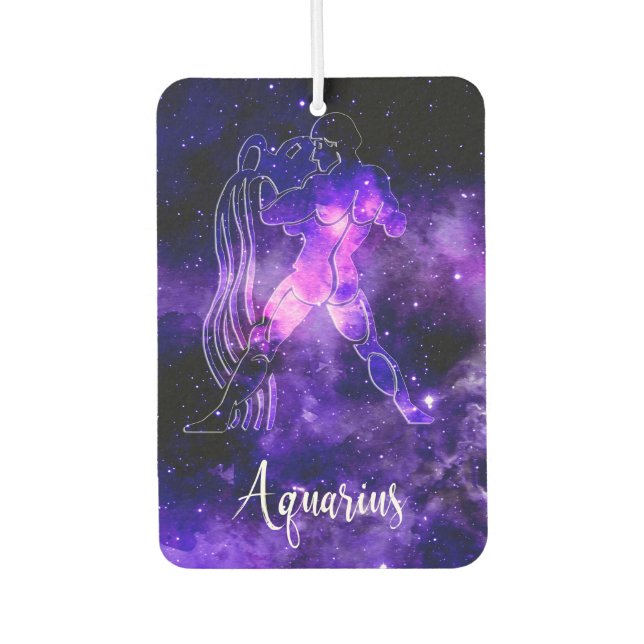 Zodiac: Aquarius Autolufterfrischer (Vorderseite)