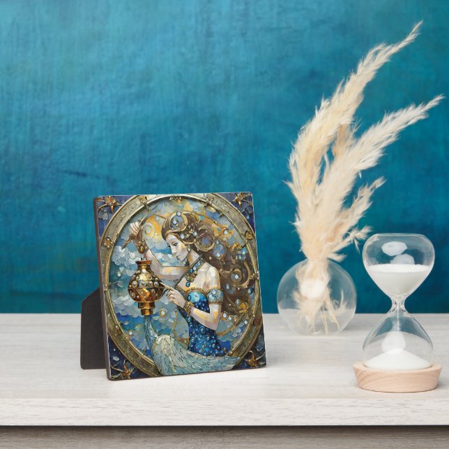Zodiac - Aquarius Der Wasserträger Fotoplatte (InSitu)