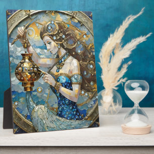 Zodiac - Aquarius Der Wasserträger Fotoplatte