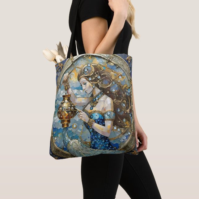 Zodiac - Aquarius Der Wasserträger Tasche (Von Nahem)